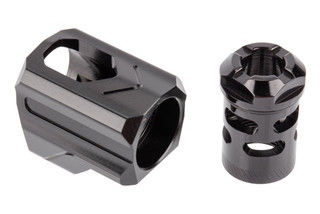 Tyrant Designs Universal 9mm Compensator features a black finish